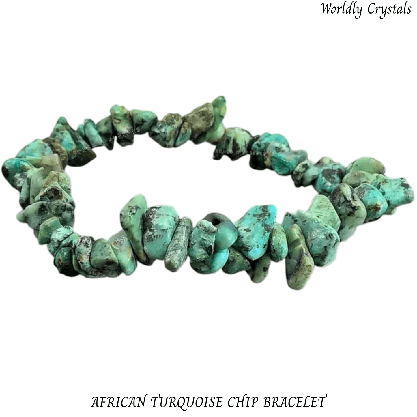 Chip Bracelet Turquoise African