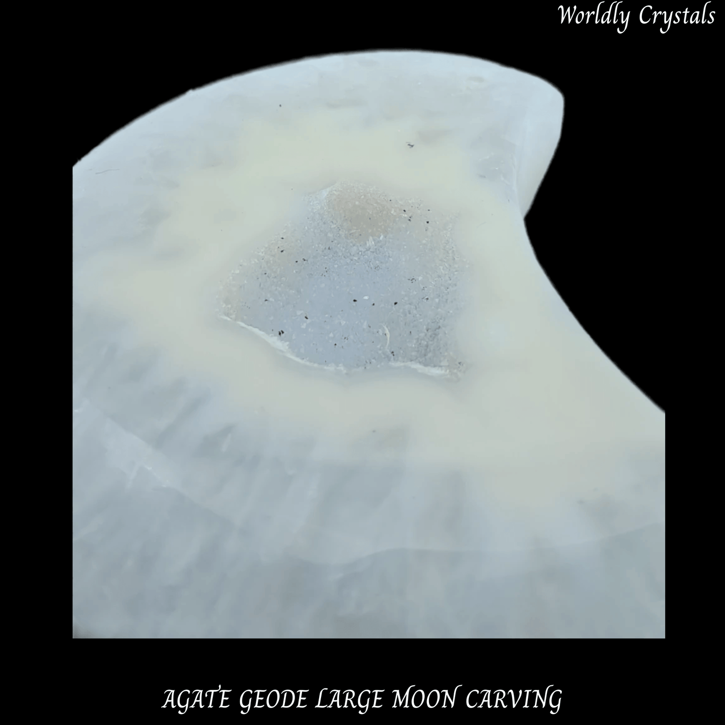 Moon Agate Geode Large