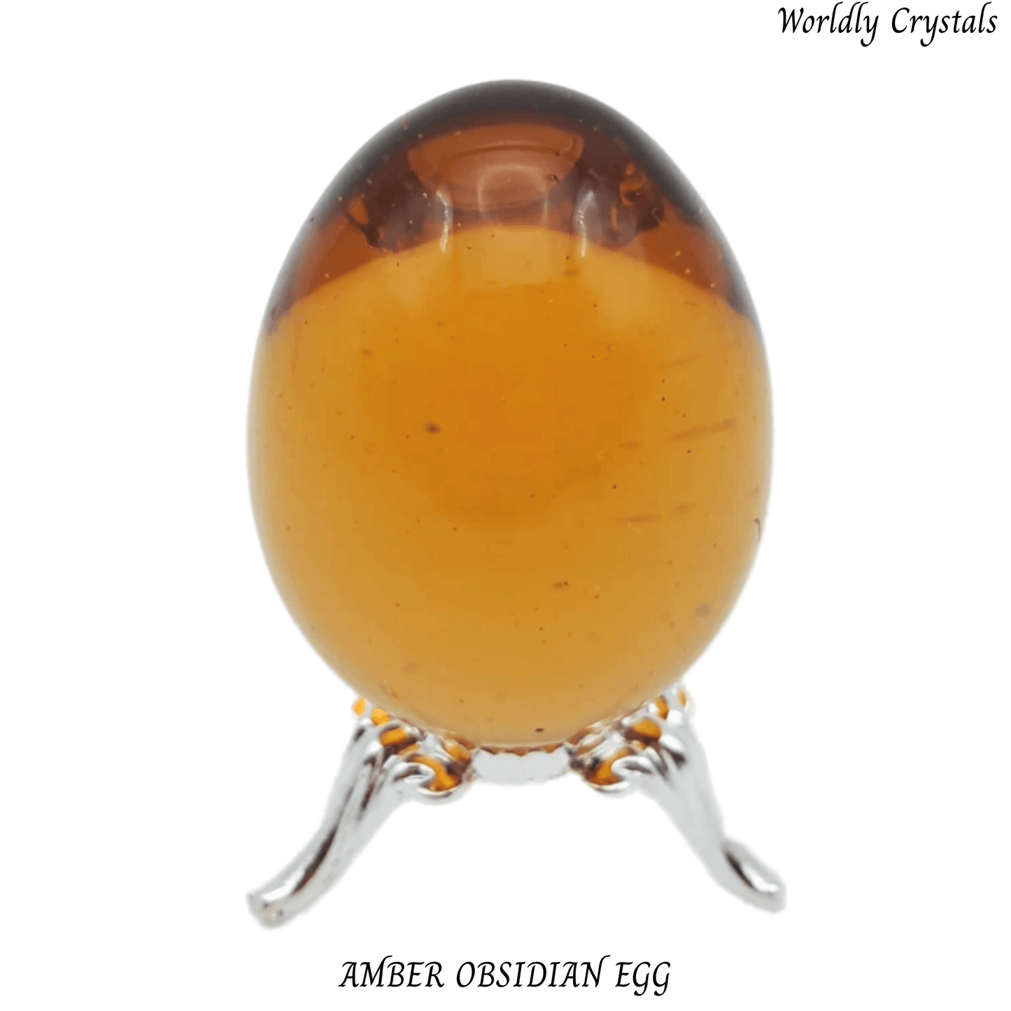 Egg Obsidian Amber