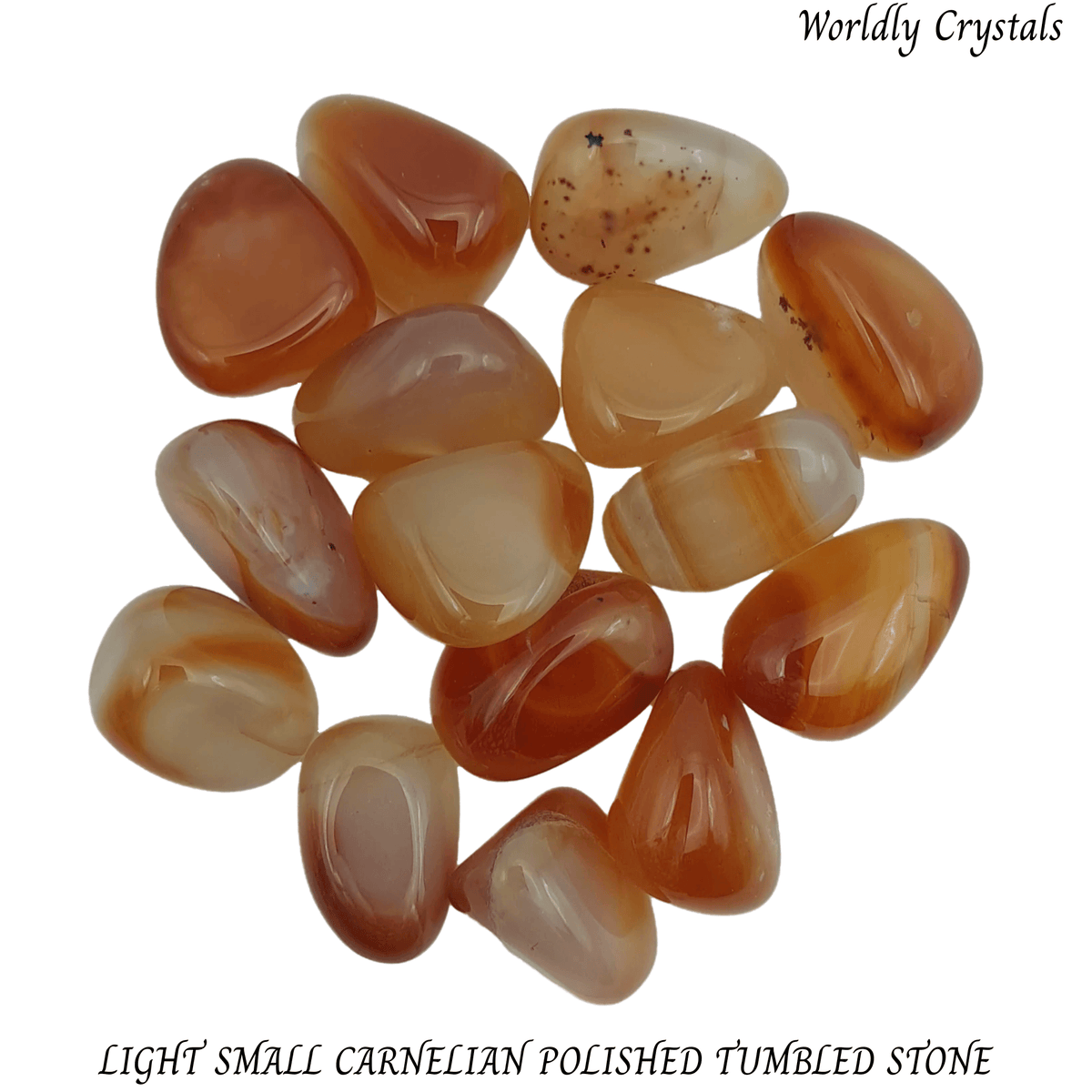 Tumbled Polished Carnelian Small Light