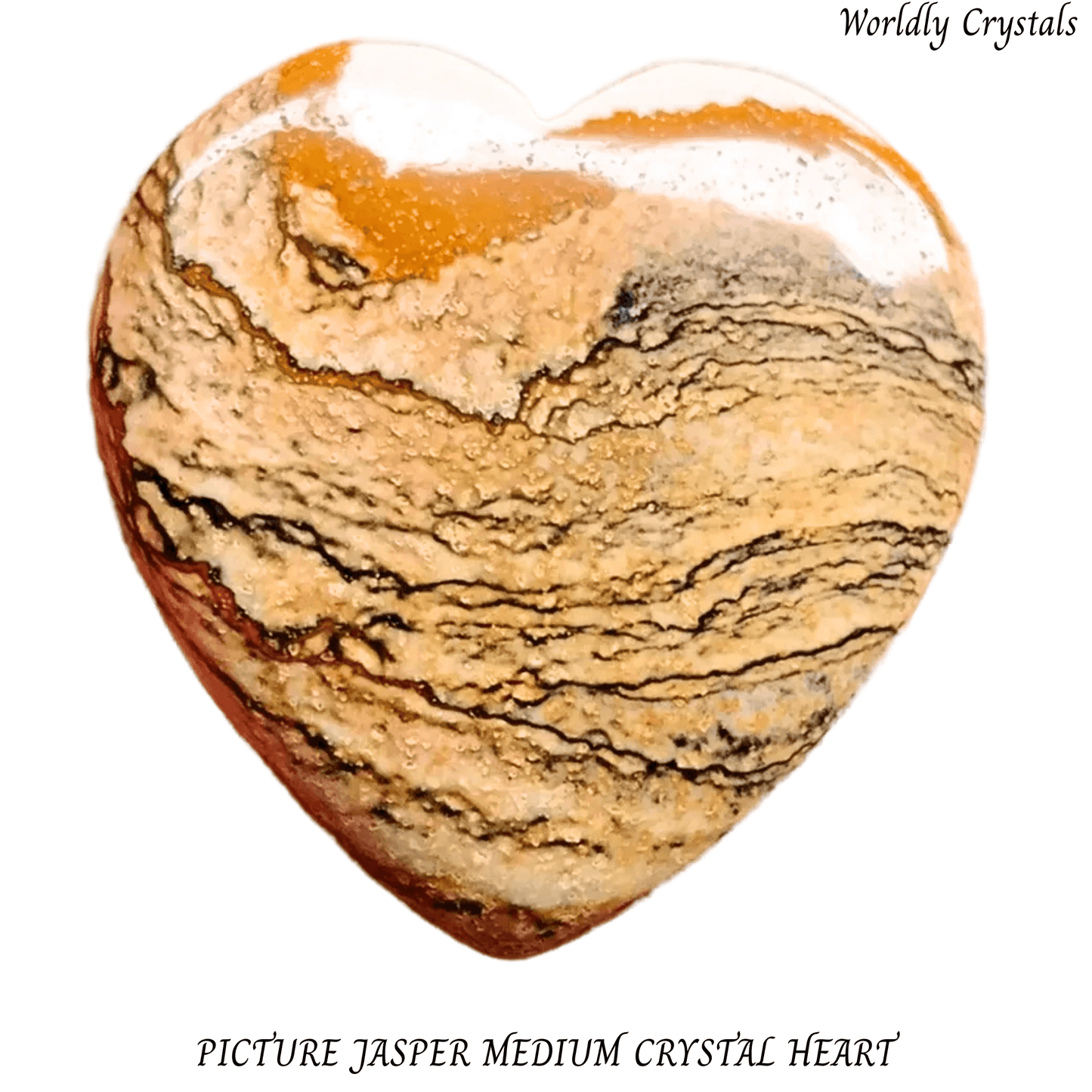 Heart Jasper Picture Medium