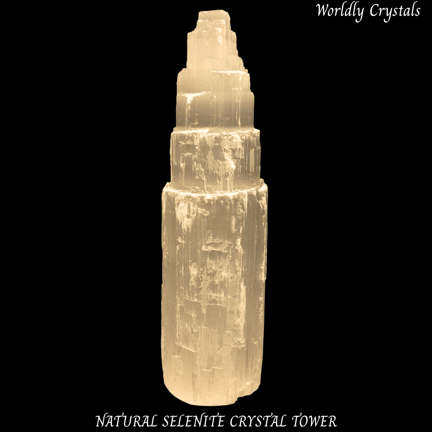 Tower Selenite Natural