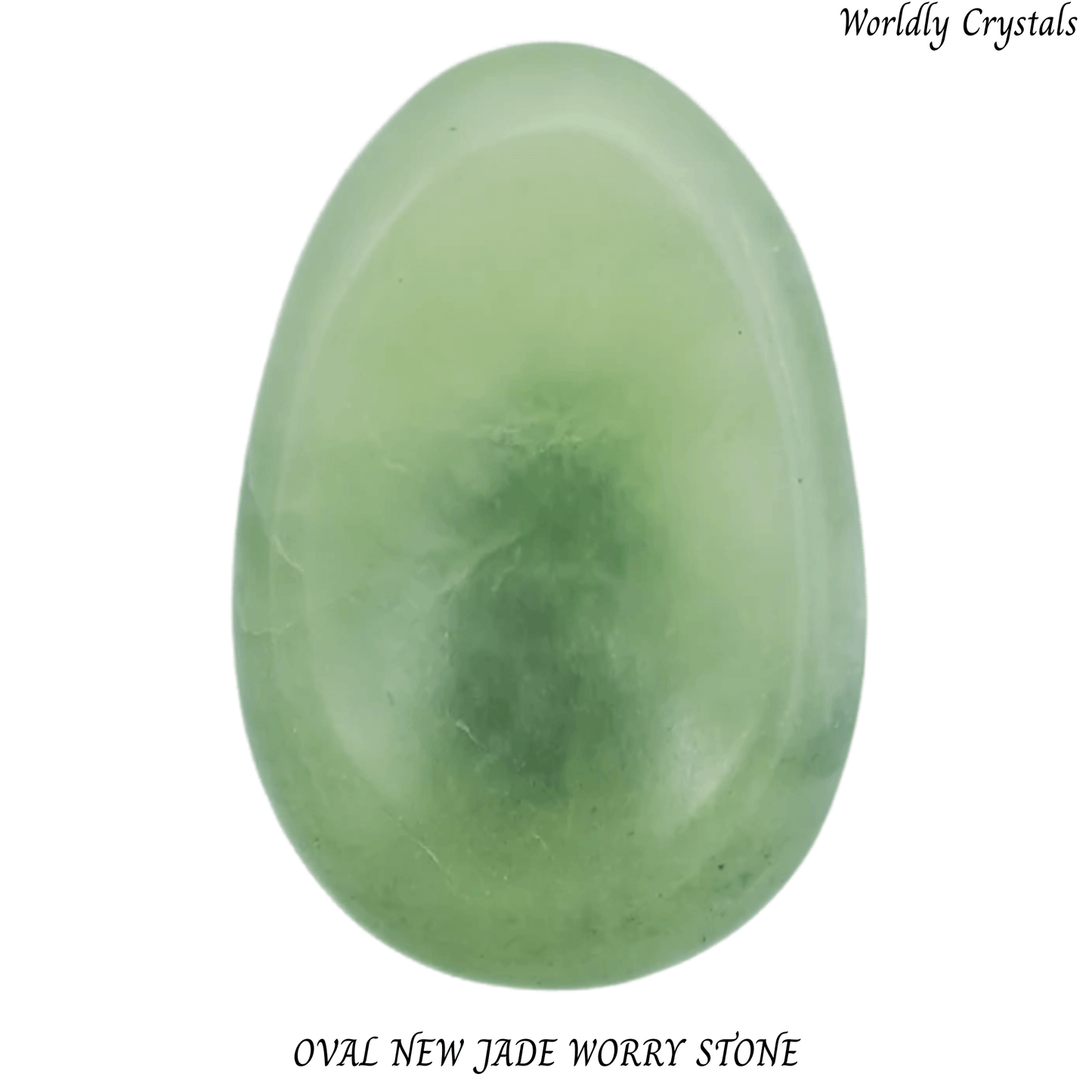 Worry Stone Jade New Oval