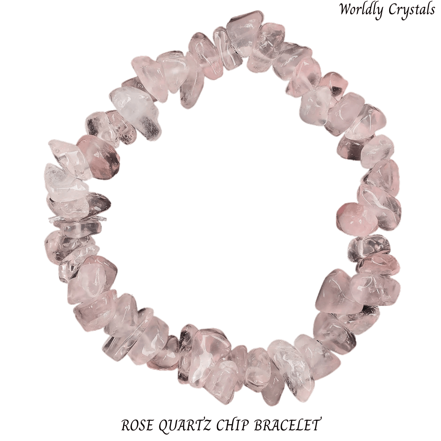 Chip Bracelet Quartz Rose