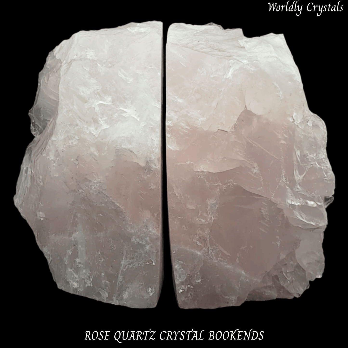 Bookends Rose QuartZ