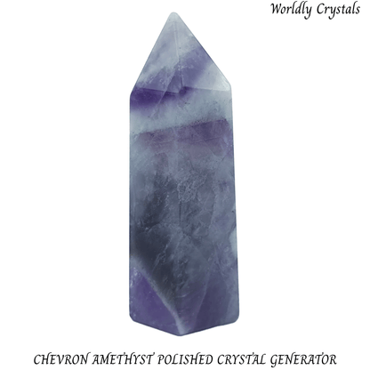 Generator Amethyst Chevron Polished