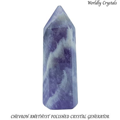 Generator Amethyst Chevron Polished