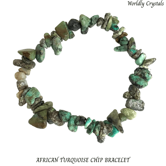 Chip Bracelet Turquoise African