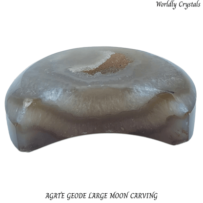 Moon Agate Geode Large