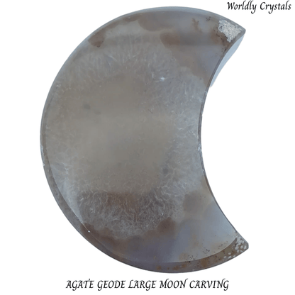 Moon Agate Geode Large