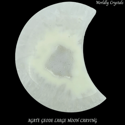 Moon Agate Geode Large