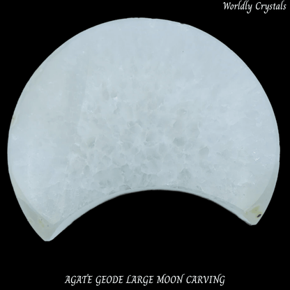 Moon Agate Geode Large