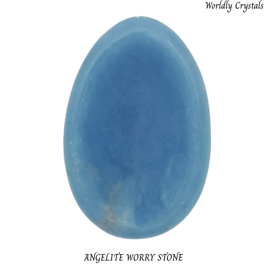 Worry Stone Angelite Oval