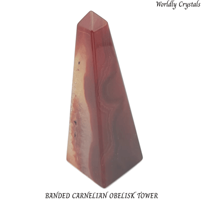 Obsidian Carnelian Banded