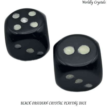 Dice Obsidian Black