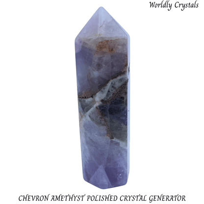 Generator Amethyst Chevron Polished