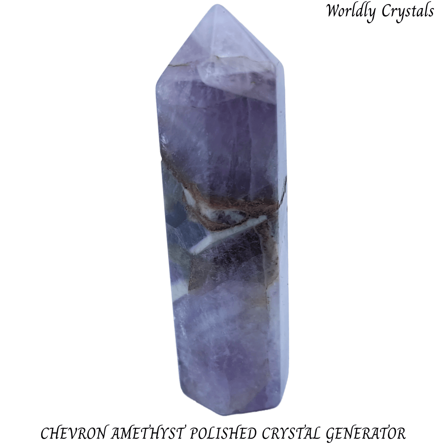 Generator Amethyst Chevron Polished