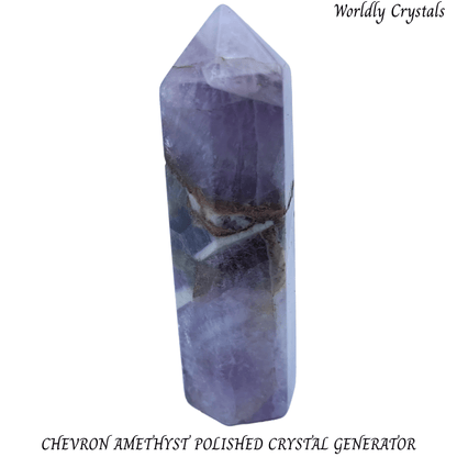 Generator Amethyst Chevron Polished
