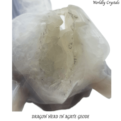 Dragon Head Agate Geode