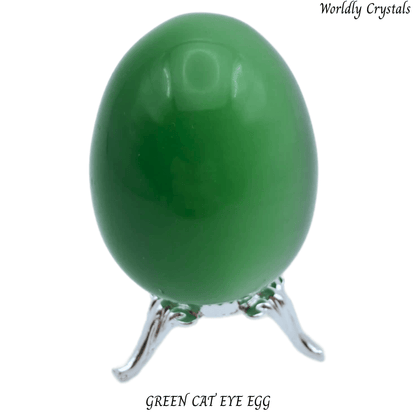 Egg Cat Eye Green