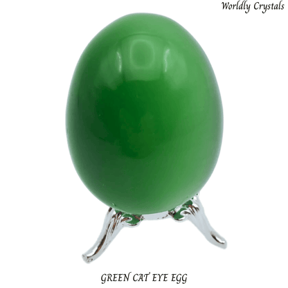 Egg Cat Eye Green