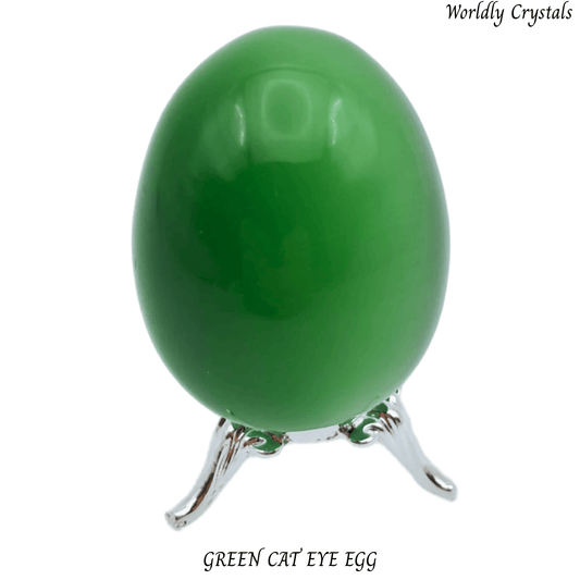 Egg Cat Eye Green