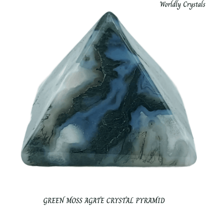 Pyramid Agate Green Moss