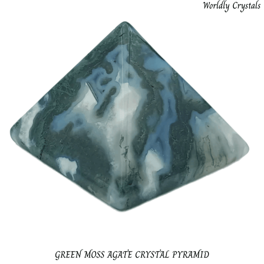 Pyramid Agate Green Moss