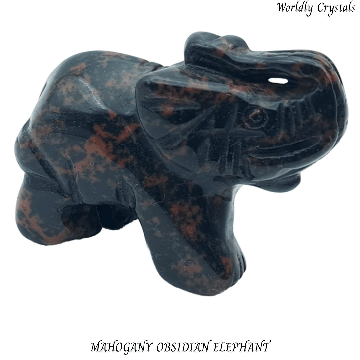Elephant Obsidian Mahogany