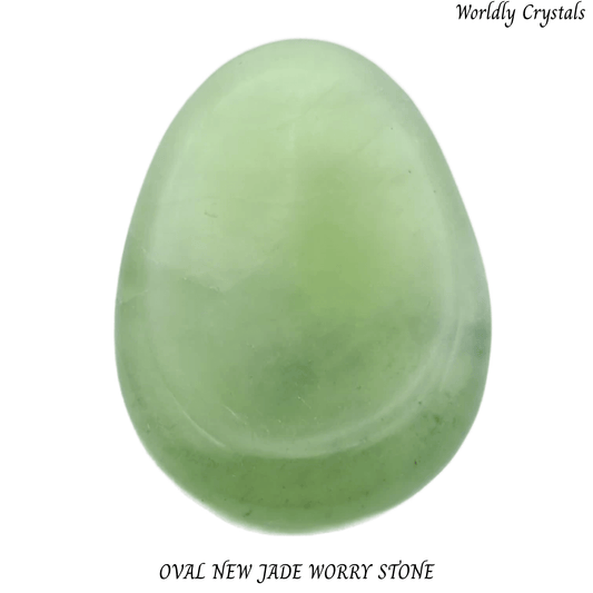 Worry Stone Jade New Oval