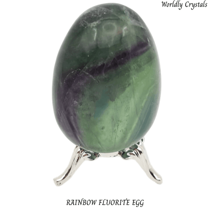 Egg Fluorite Rainbow