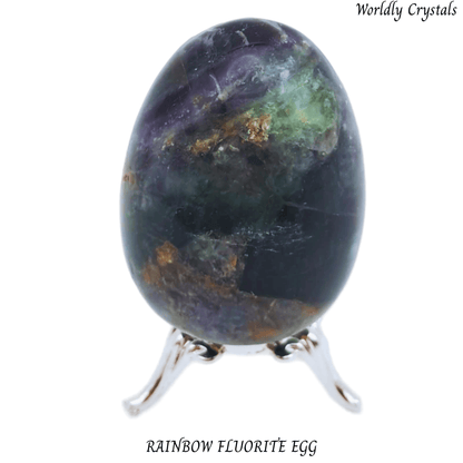 Egg Fluorite Rainbow