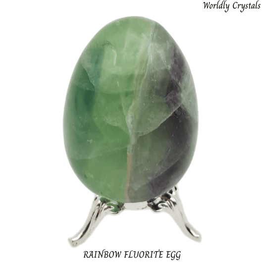 Egg Fluorite Rainbow