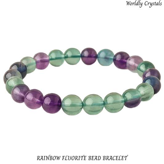 Bead Bracelet Fluorite Rainbow