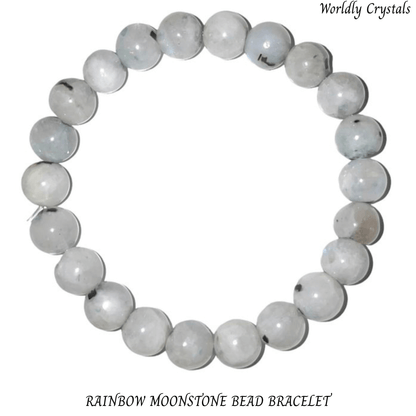 Bead Bracelet Moonstone Rainbow