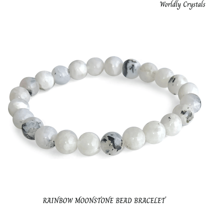 Bead Bracelet Moonstone Rainbow