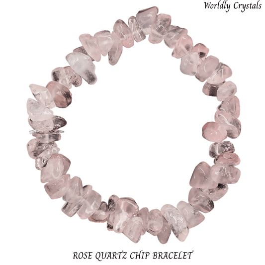 Chip Bracelet Quartz Rose