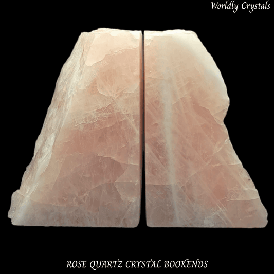 Bookends Rose Quartz