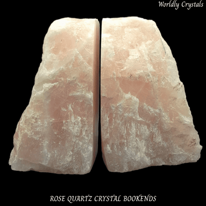 Bookends Rose Quartz