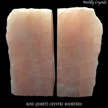 Bookends Rose Quartz