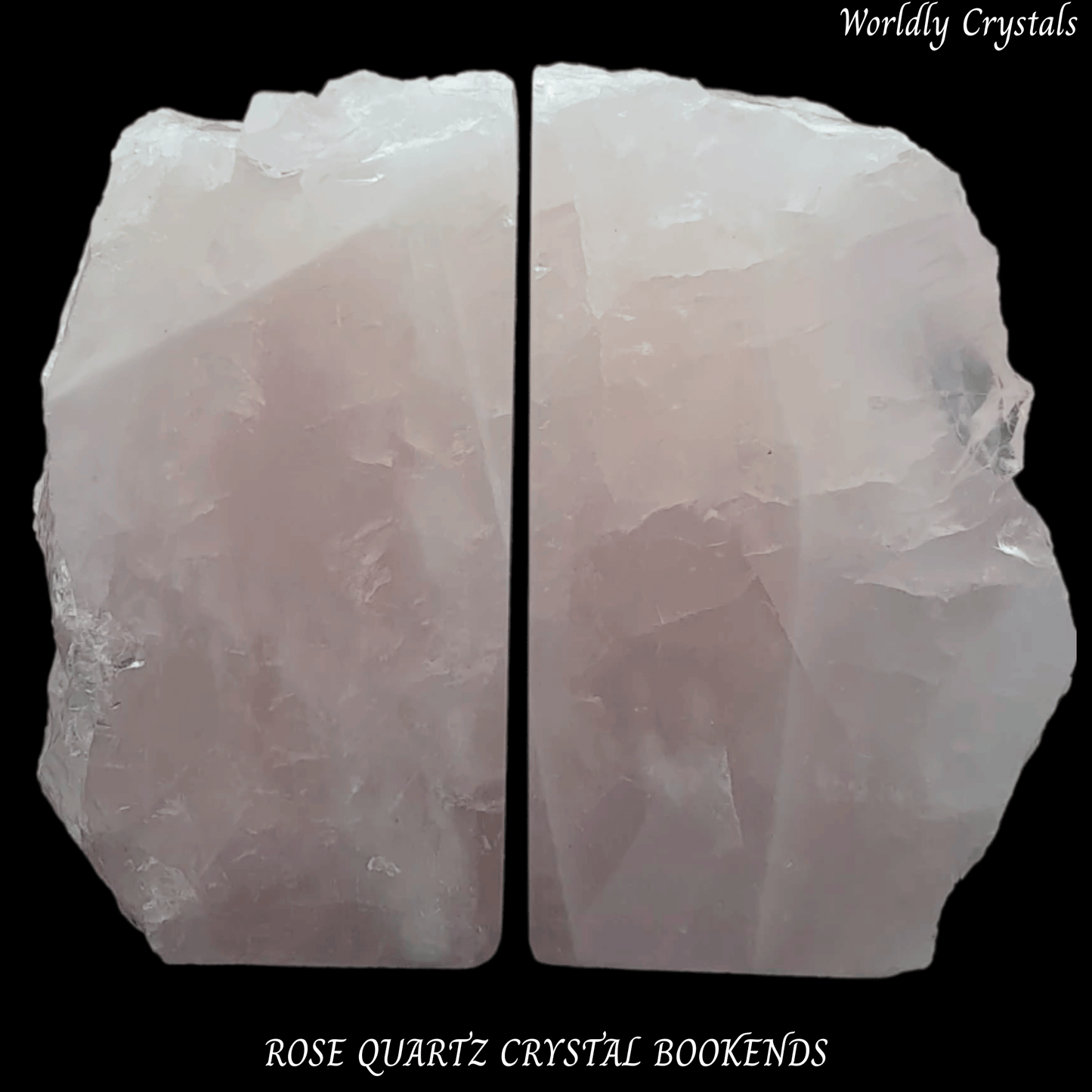 Bookends Rose QuartZ