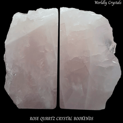 Bookends Rose QuartZ