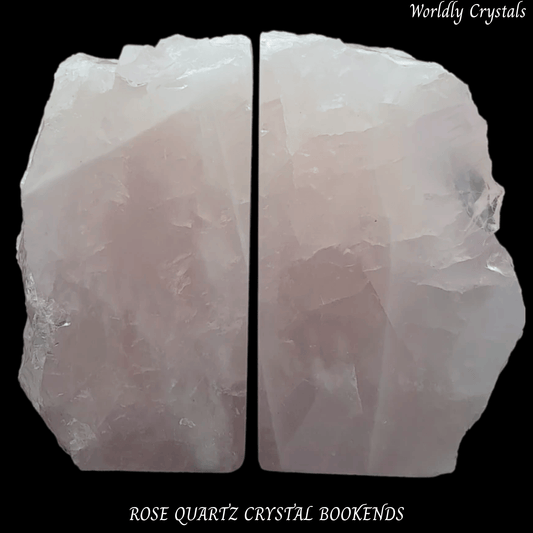 Bookends Rose QuartZ