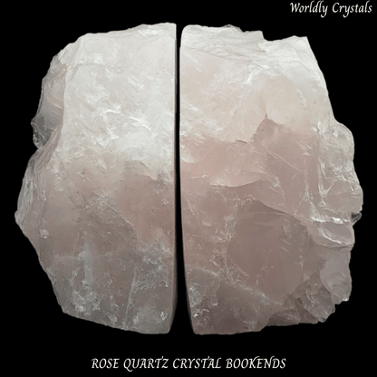 Bookends Rose QuartZ
