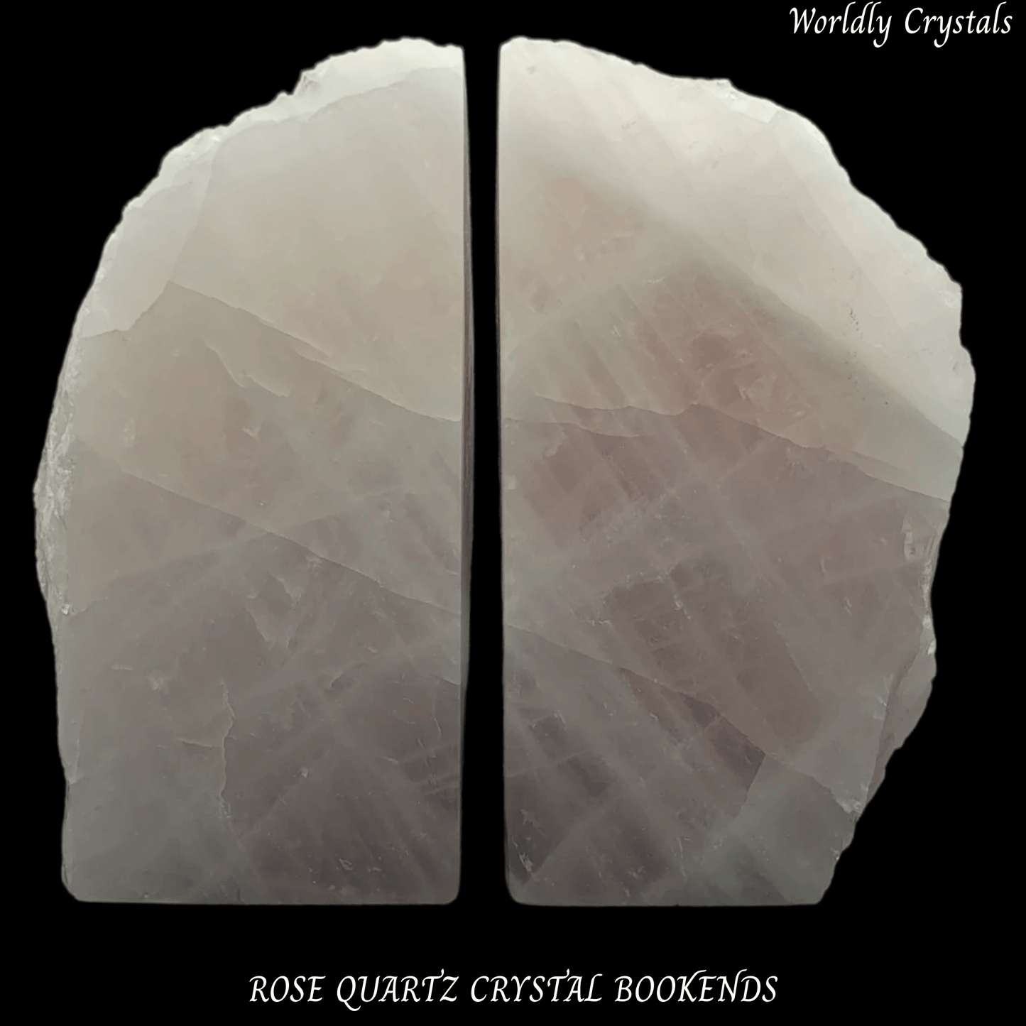 Bookends Rose Quartz