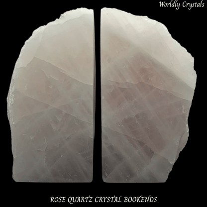 Bookends Rose Quartz