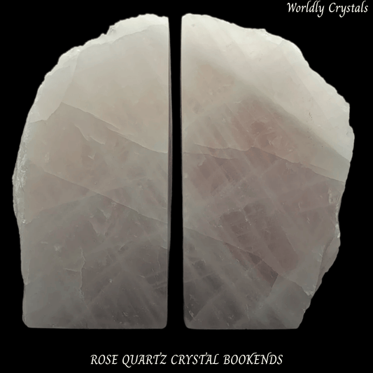Bookends Rose Quartz