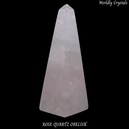 Obelisk Rose Quartz