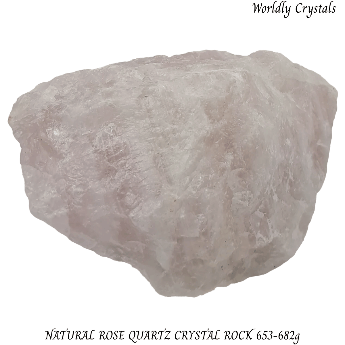 Rock Rose Quartz 653-682g