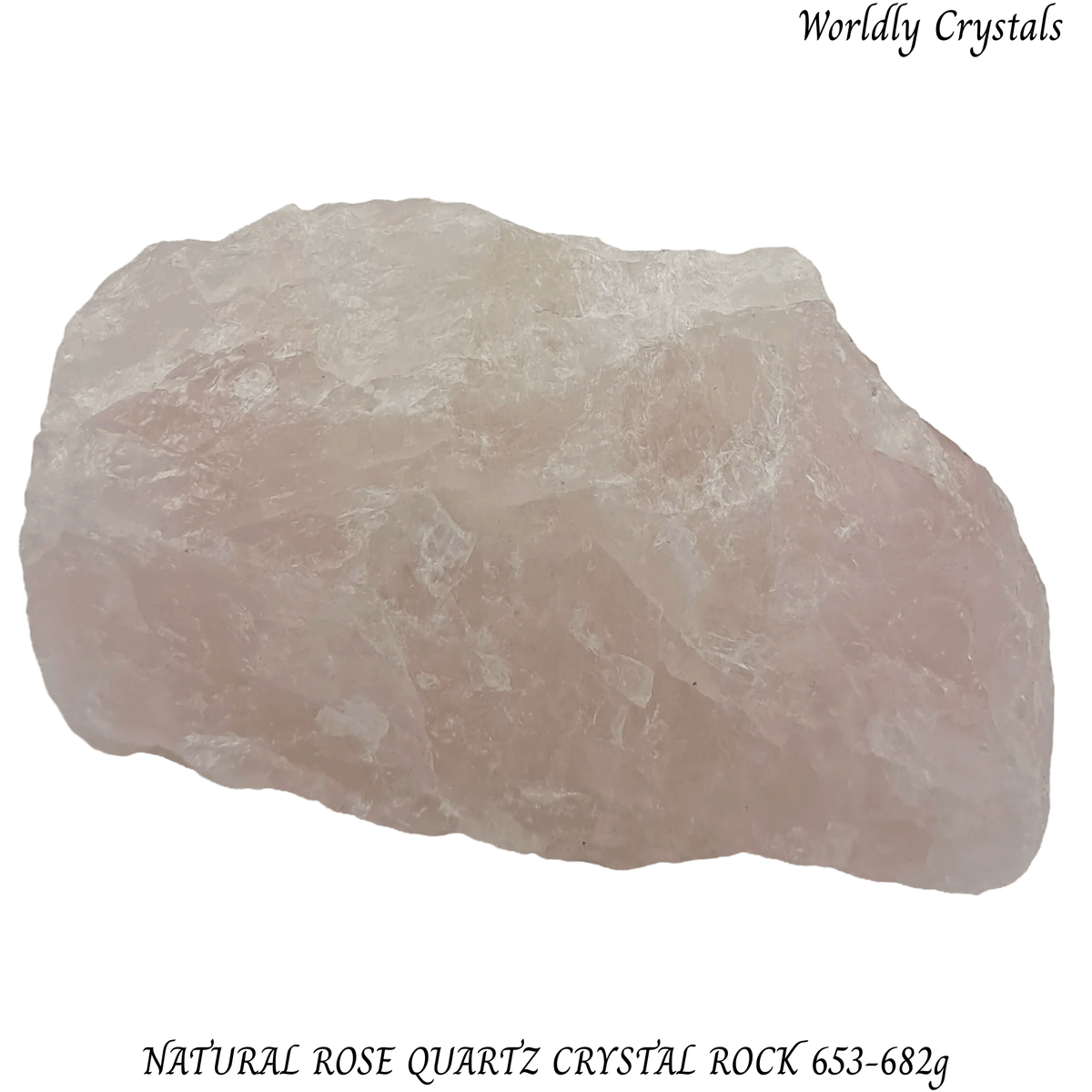 Rock Rose Quartz 653-682g